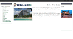 Desktop Screenshot of hotelguide411.com